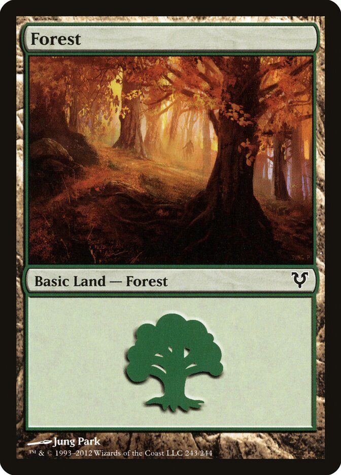 Forest card front