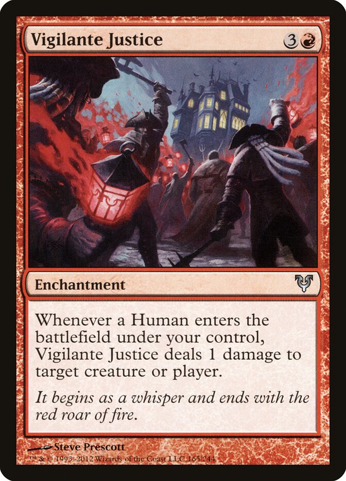Vigilante Justice card front