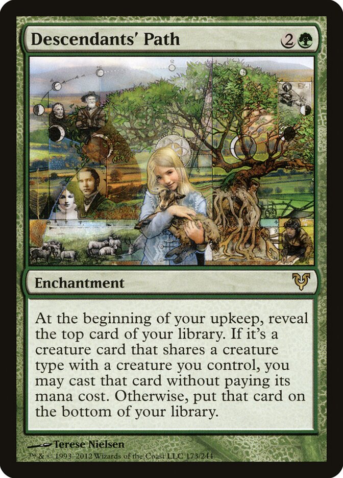 Descendants' Path card front