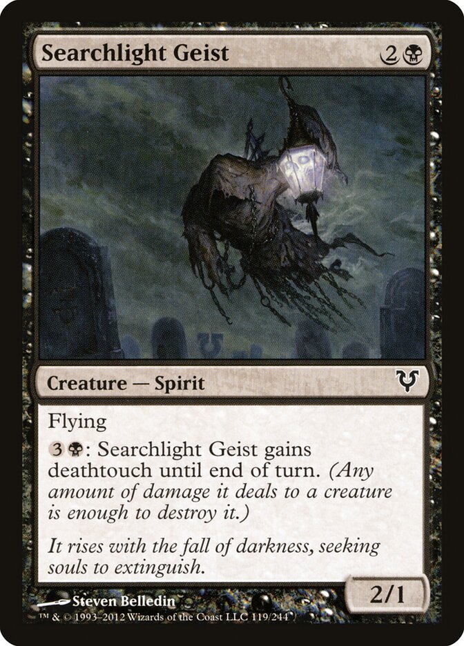 Searchlight Geist card front