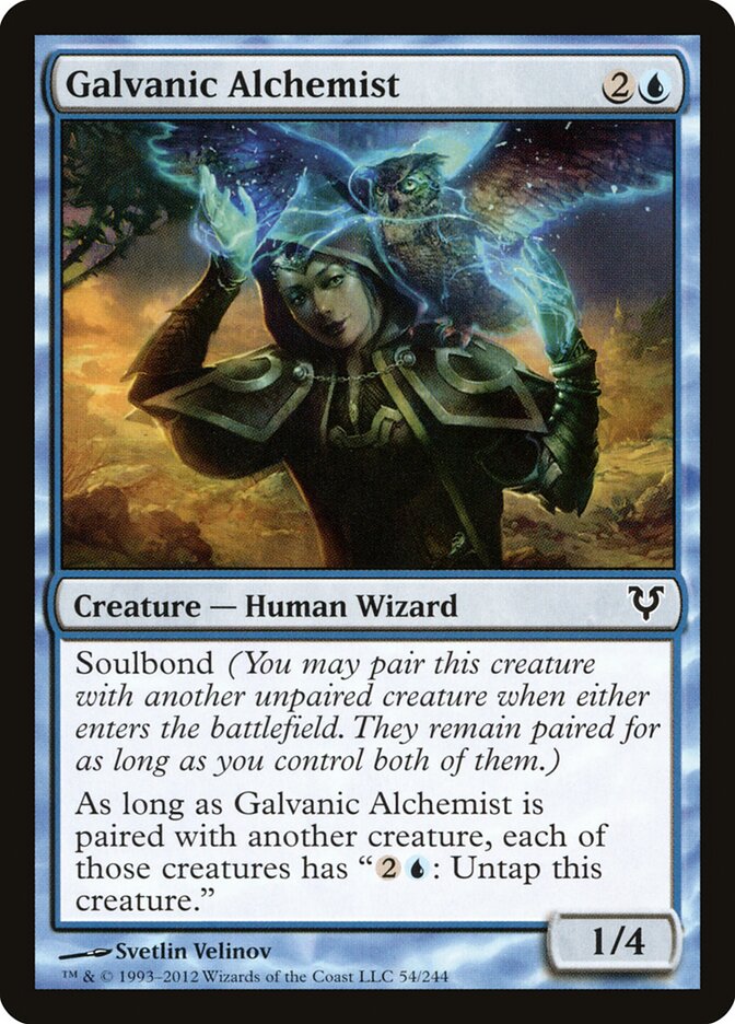 Galvanic Alchemist card front