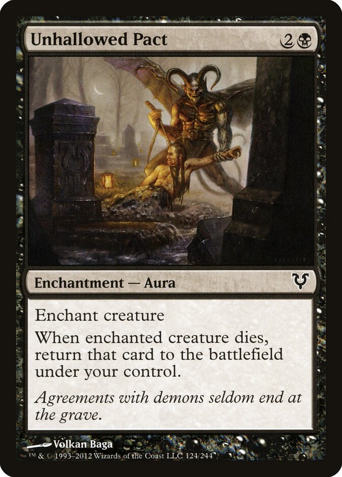 Unhallowed Pact card front