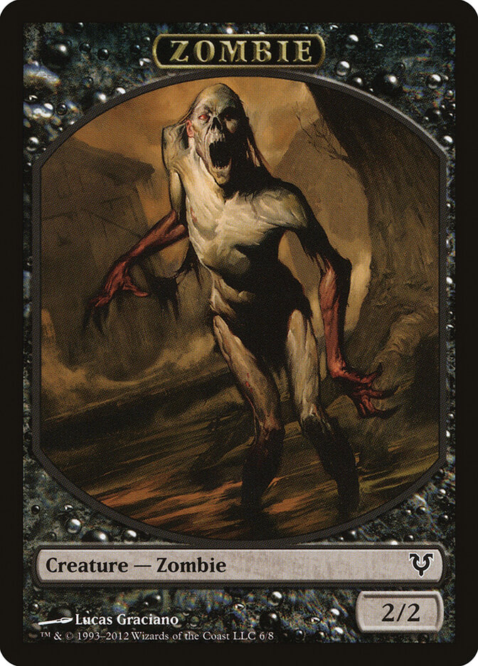 Zombie card front