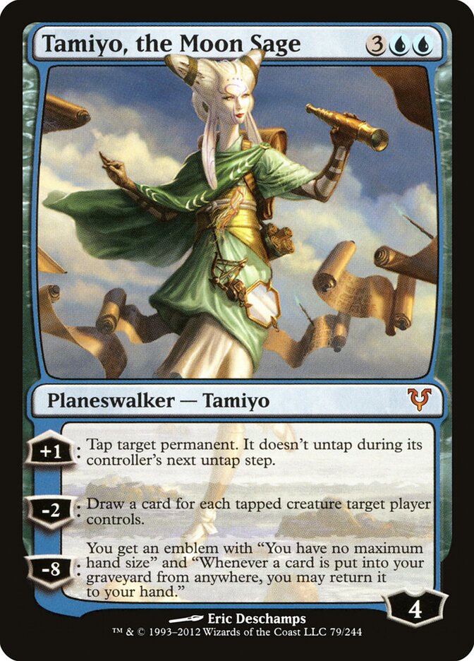 Tamiyo, the Moon Sage card front