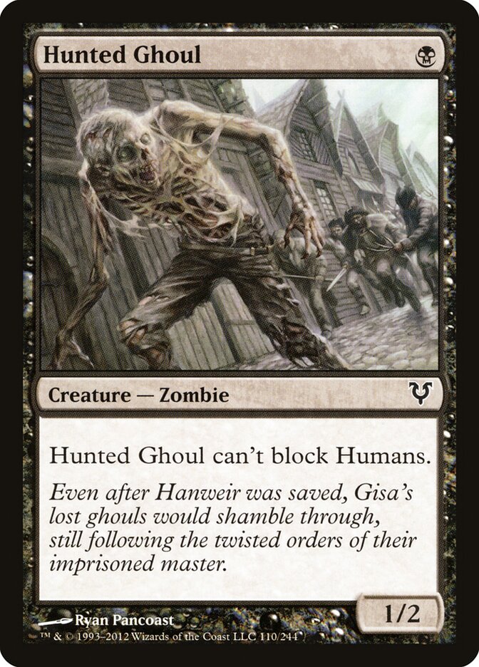 Hunted Ghoul card front