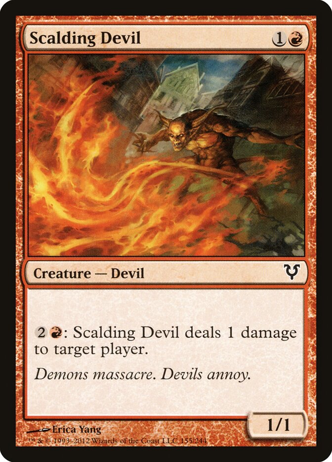 Scalding Devil card front