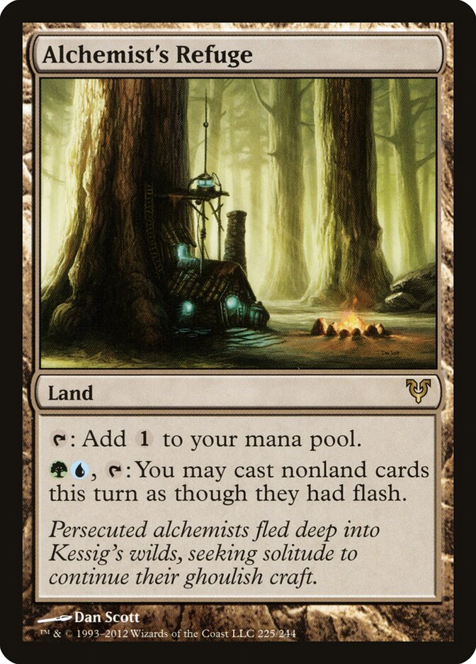 Alchemist's Refuge card front