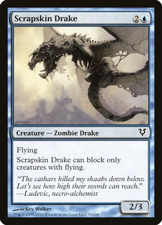 Scrapskin Drake card front