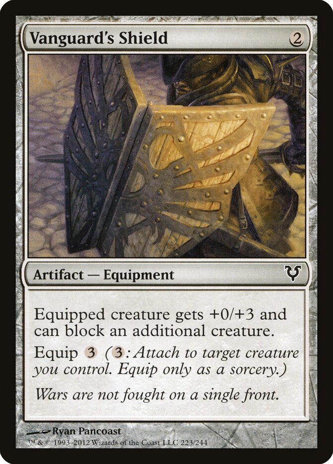 Vanguard's Shield card front