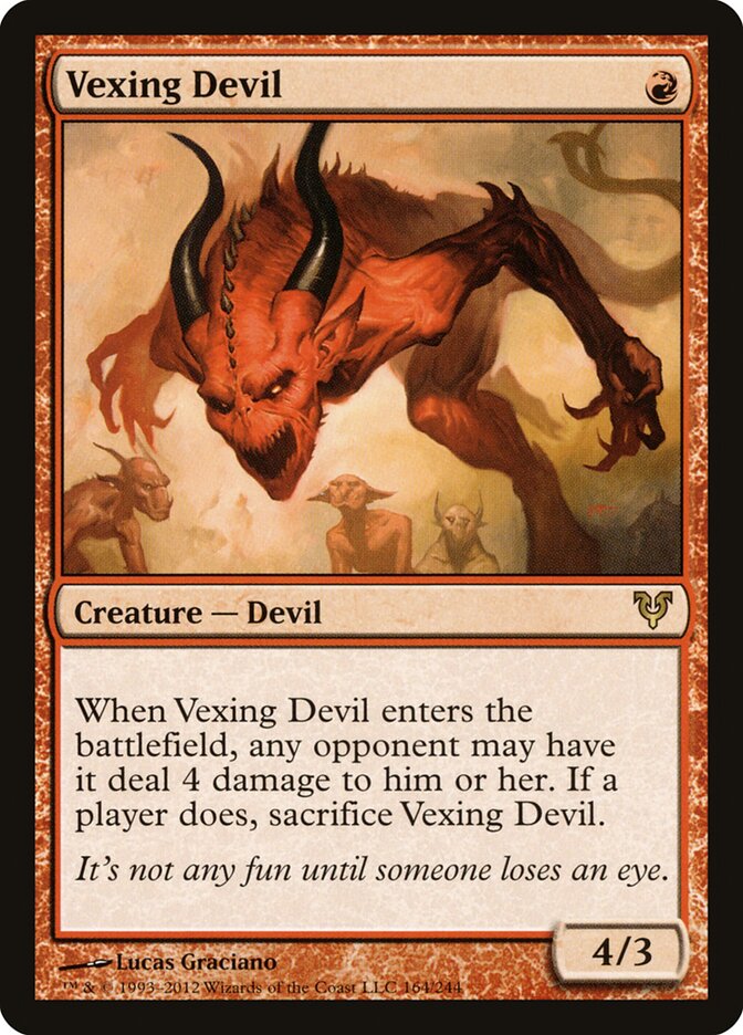 Vexing Devil card front