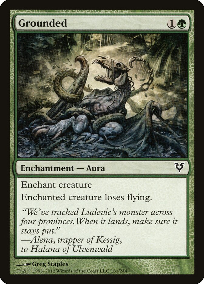 Grounded card front