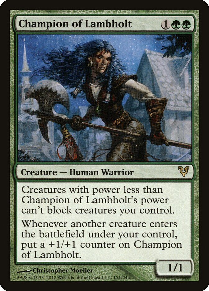 Champion of Lambholt card front