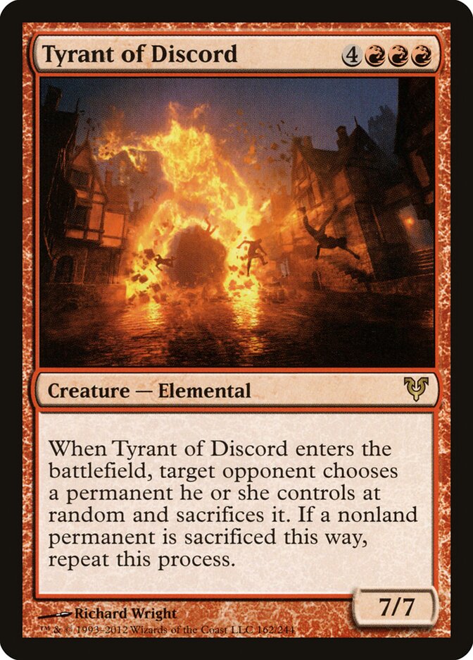 Tyrant of Discord card front