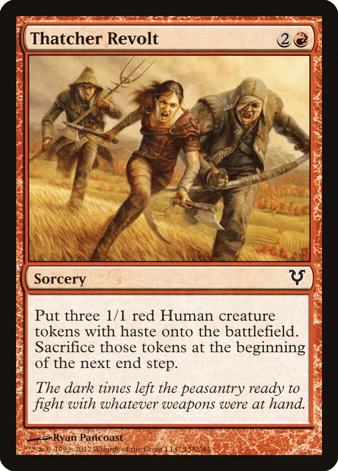 Thatcher Revolt card front