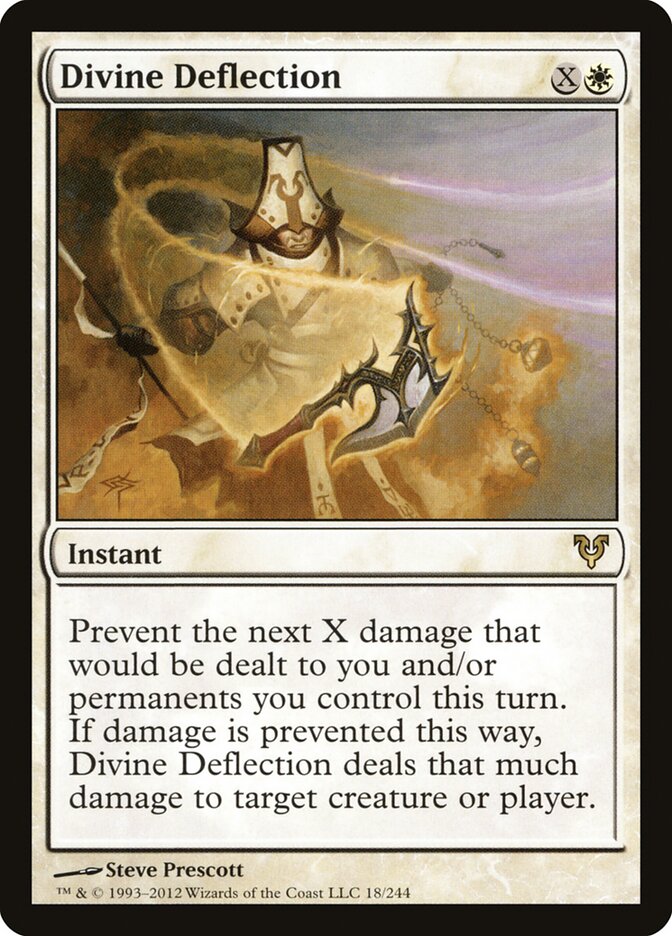Divine Deflection card front