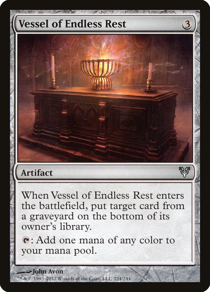 Vessel of Endless Rest card front