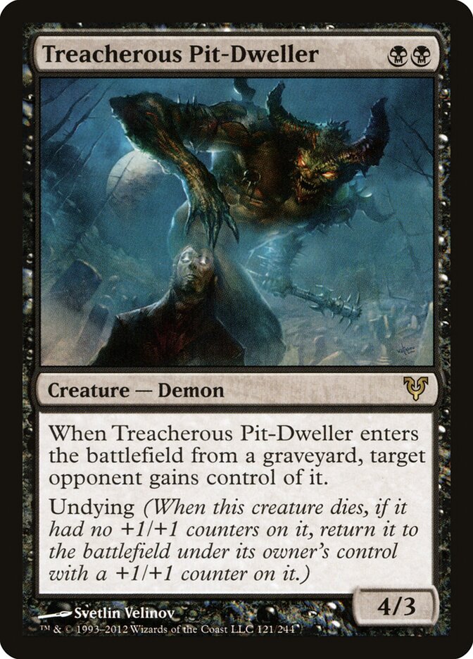 Treacherous Pit-Dweller card front