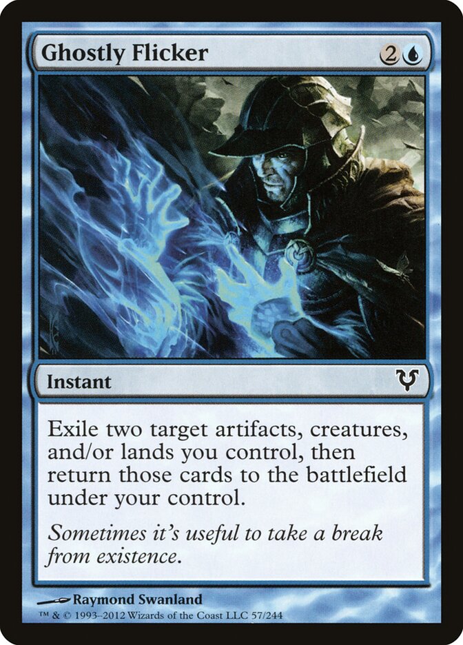 Ghostly Flicker card front