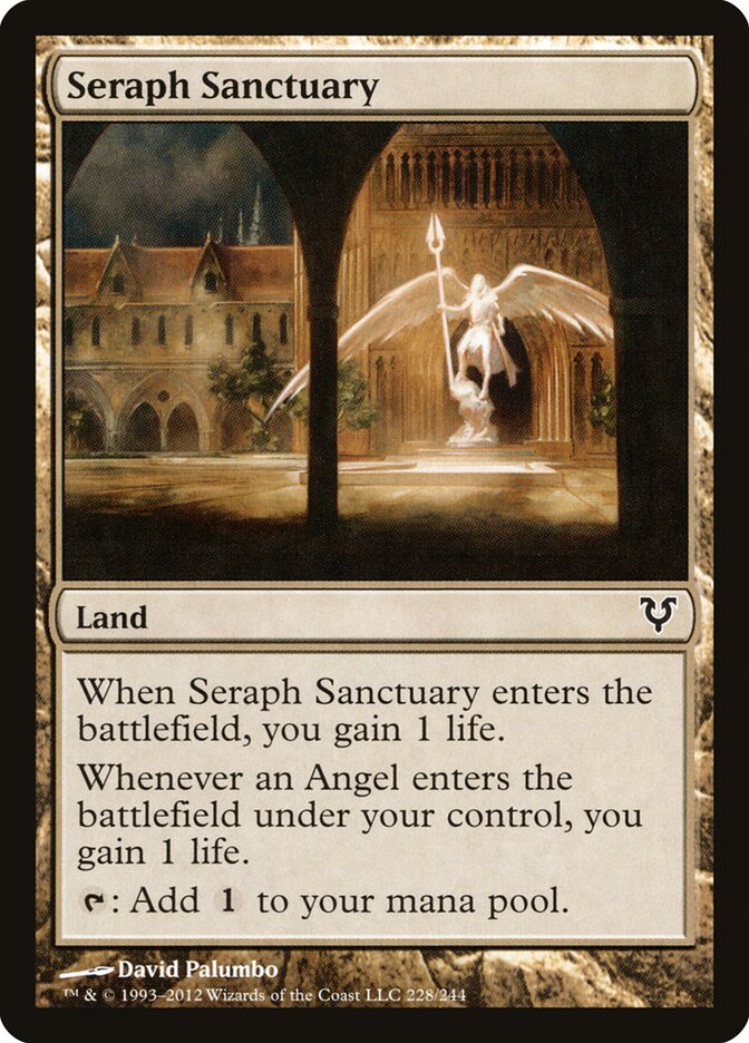 Seraph Sanctuary card front