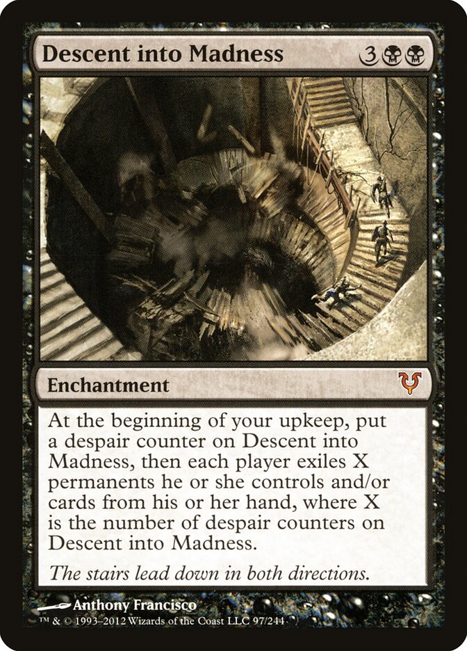 Descent into Madness card front