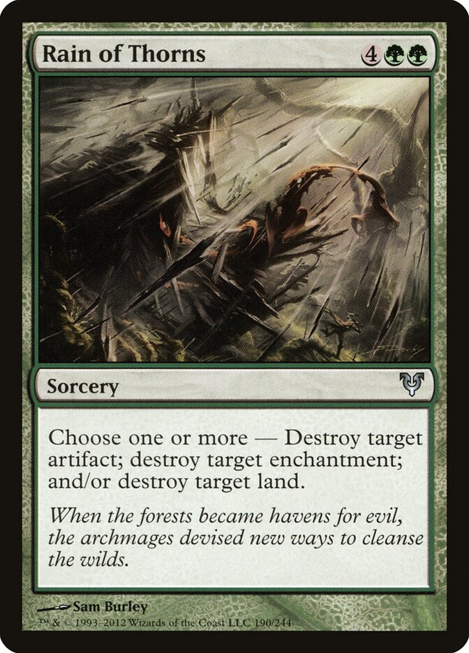 Rain of Thorns card front