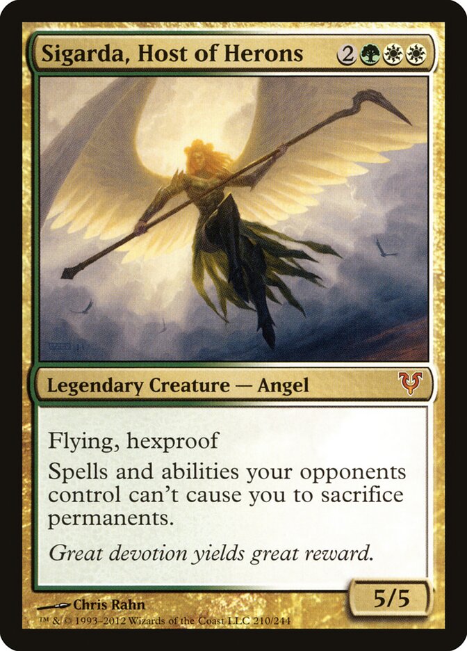 Sigarda, Host of Herons card front