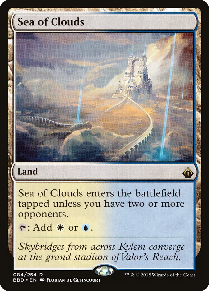 Sea of Clouds card front