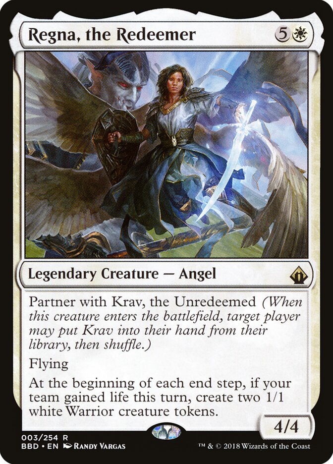 Regna, the Redeemer card front