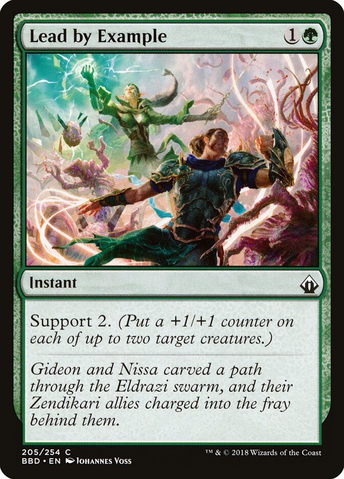 Lead by Example card front