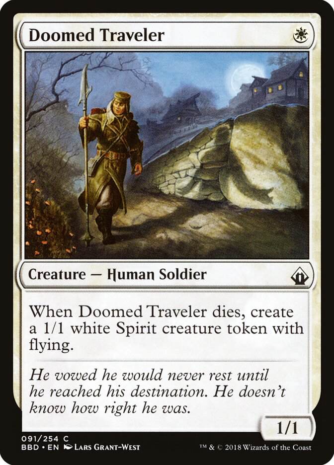 Doomed Traveler card front