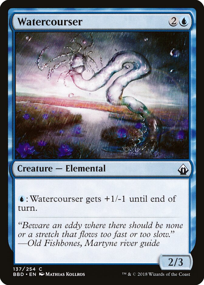 Watercourser card front