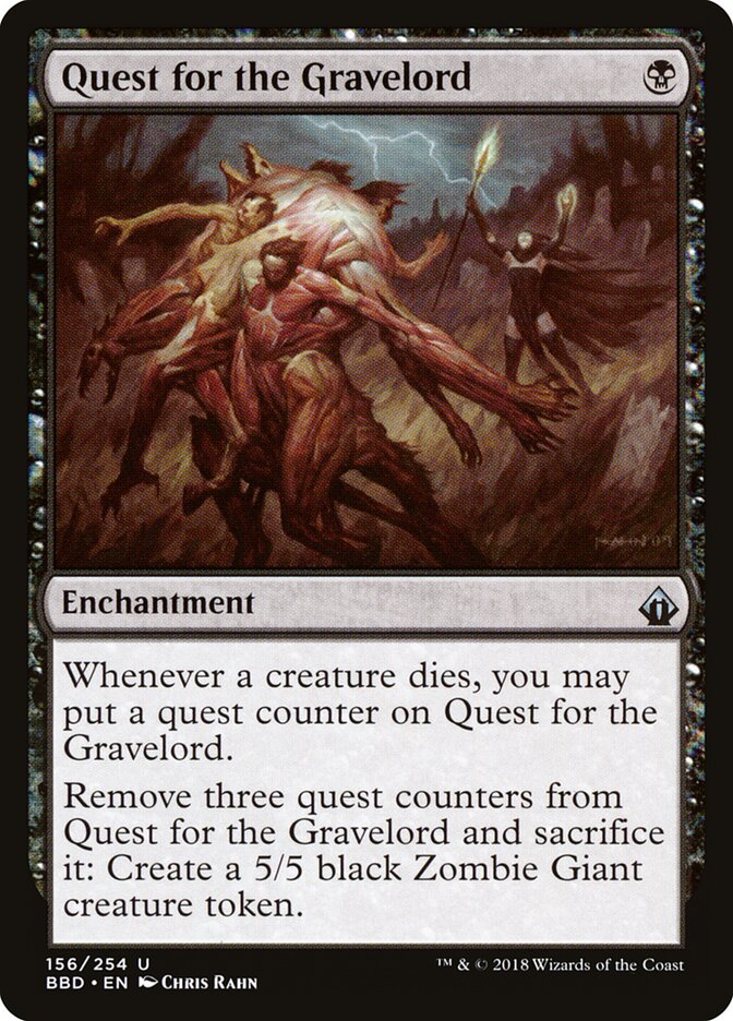 Quest for the Gravelord card front