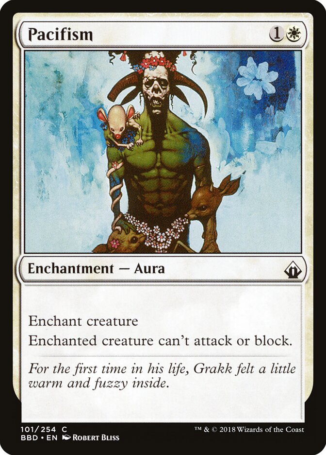 Pacifism card front