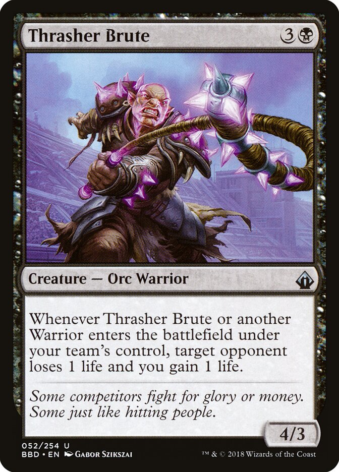 Thrasher Brute card front