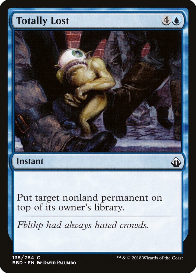 Totally Lost card front