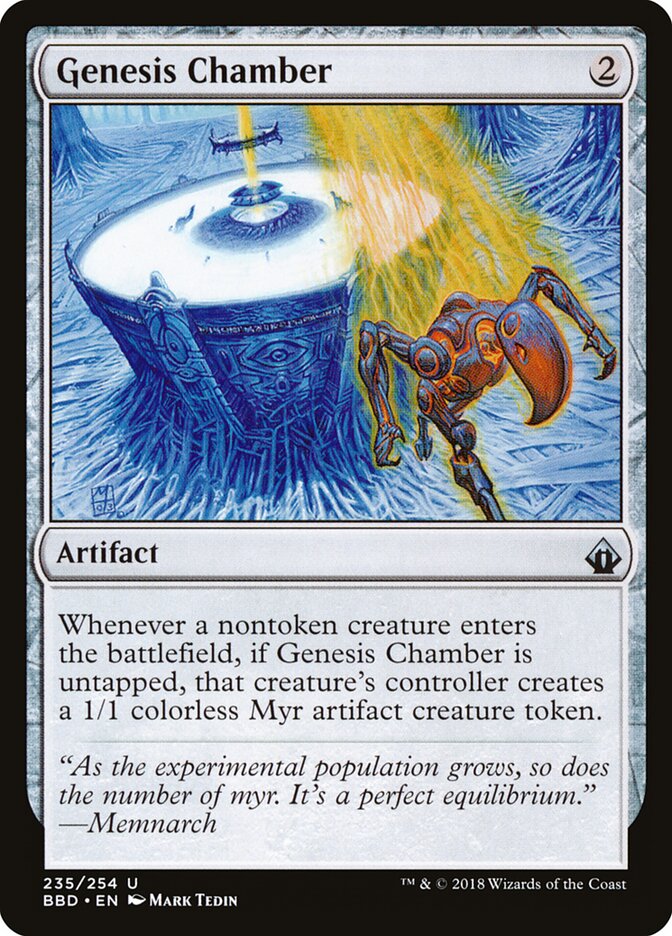 Genesis Chamber card front
