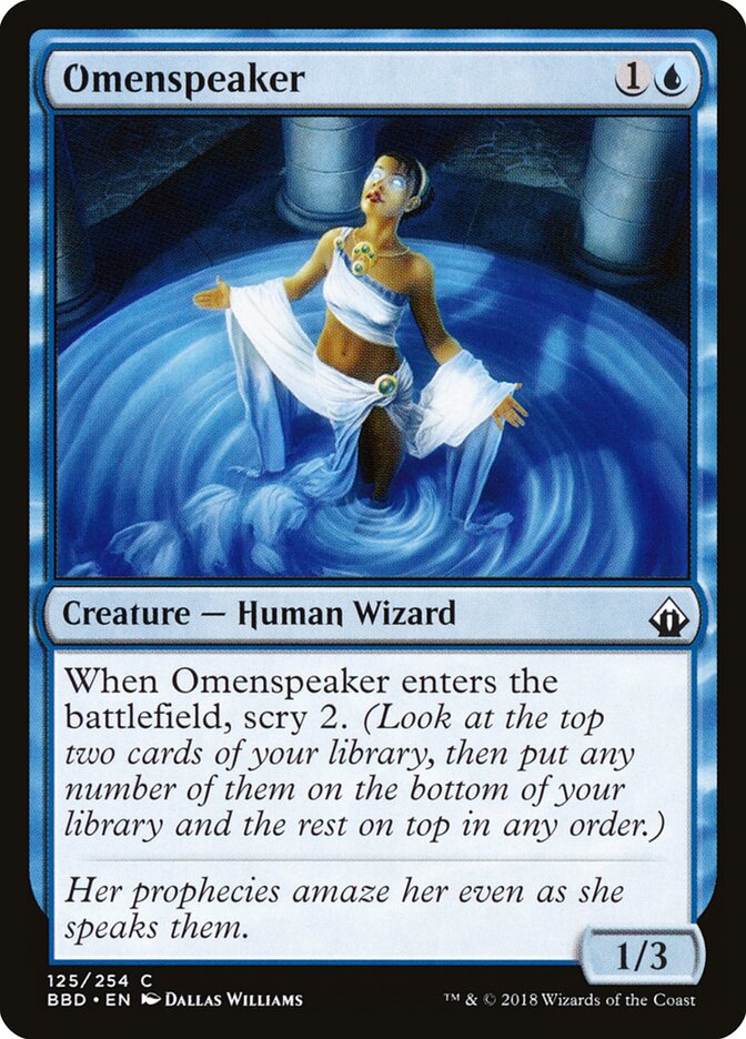 Omenspeaker card front