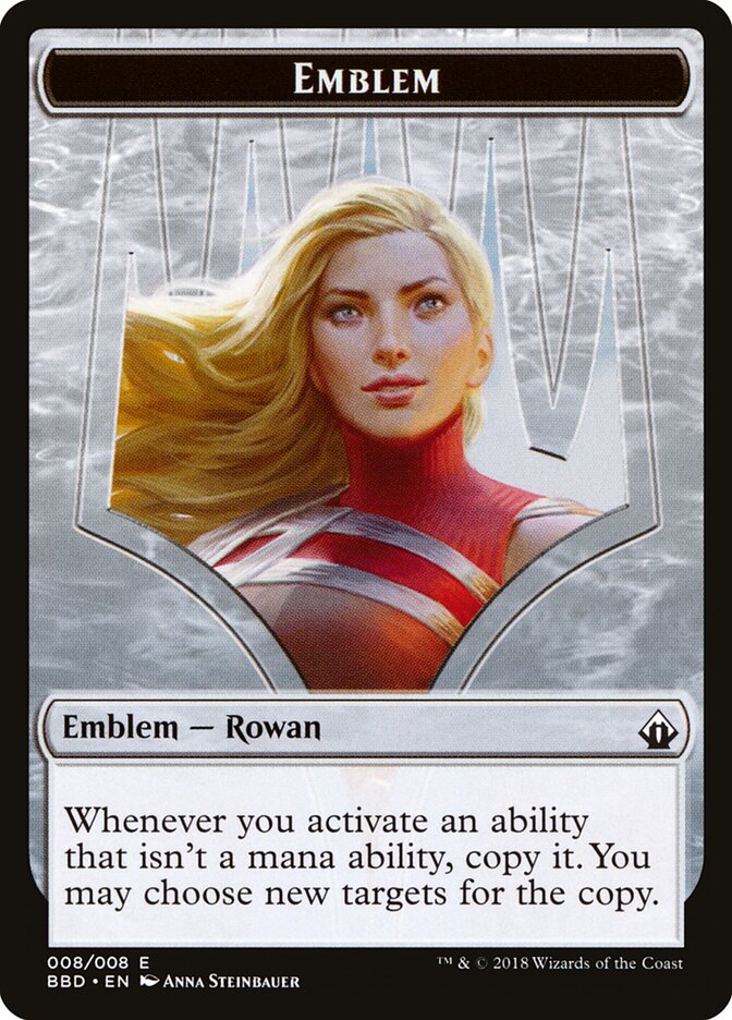 Rowan Kenrith Emblem card front