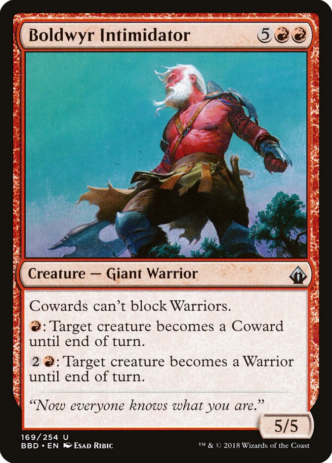 Boldwyr Intimidator card front