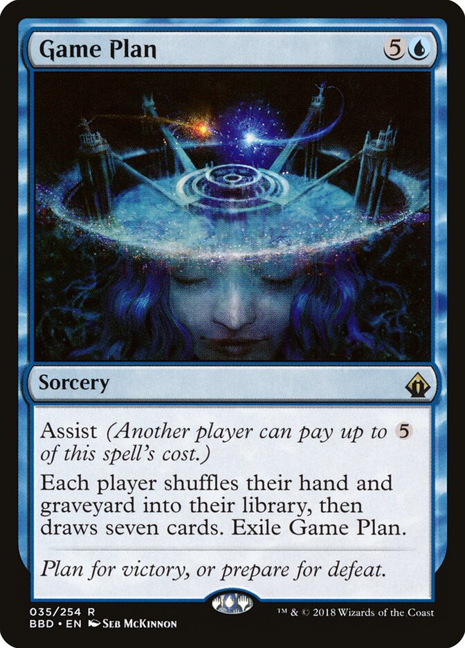 Game Plan card front
