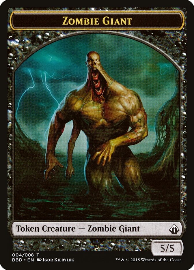 Zombie Giant card front