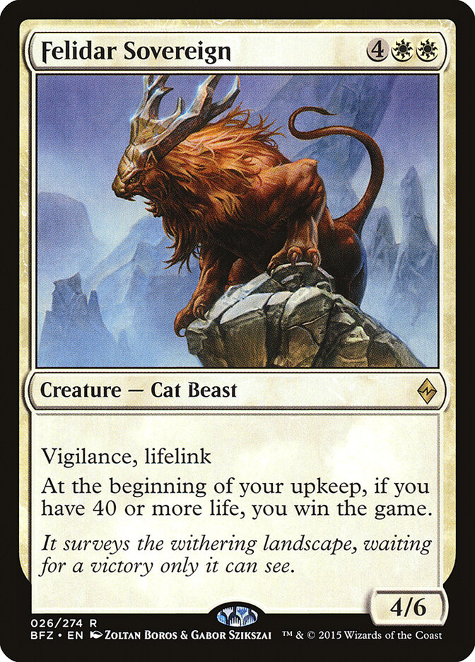 Felidar Sovereign card front