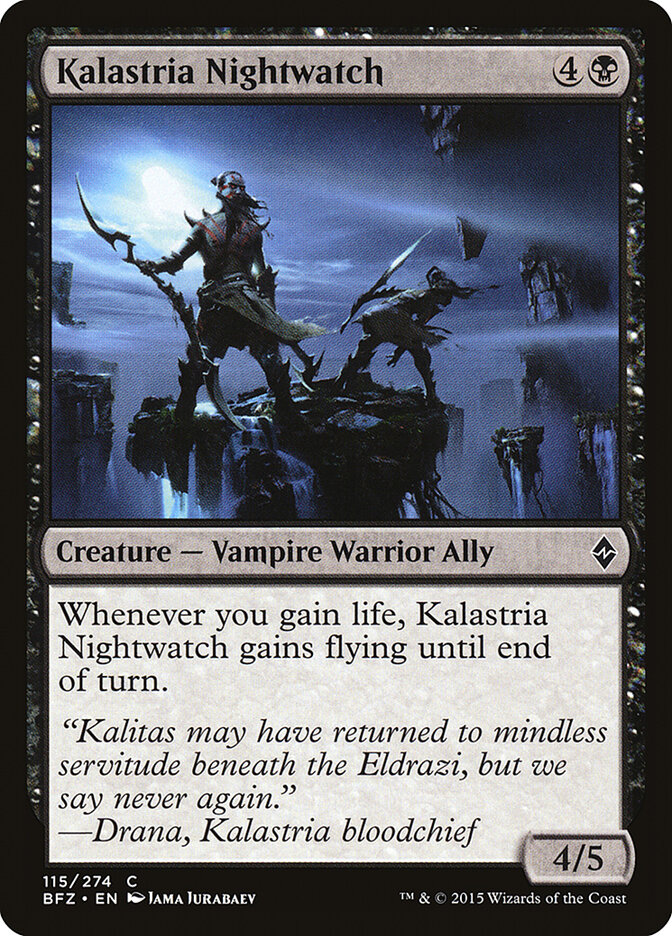 Kalastria Nightwatch card front