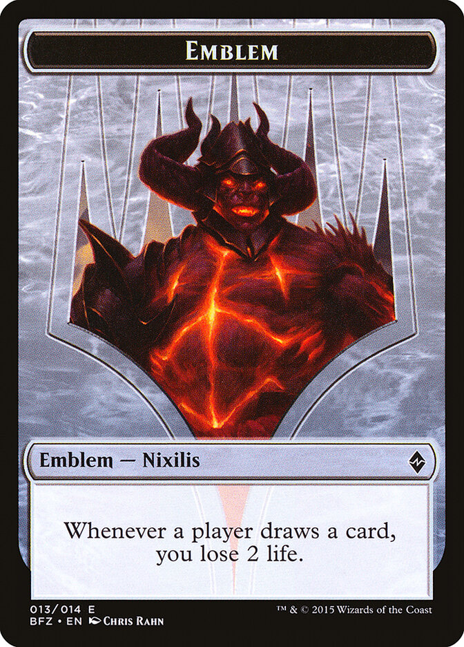 Ob Nixilis Reignited Emblem card front
