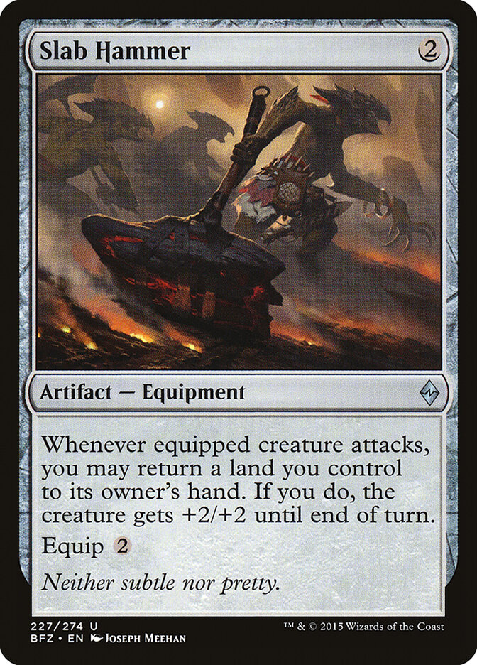 Slab Hammer card front