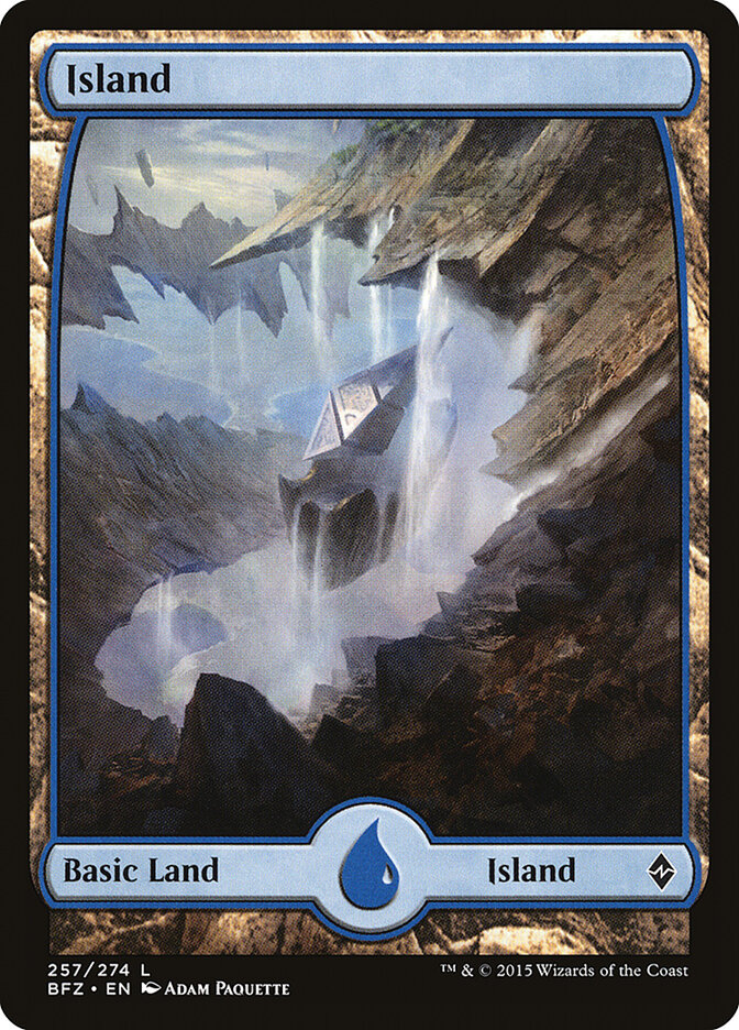 Island card front