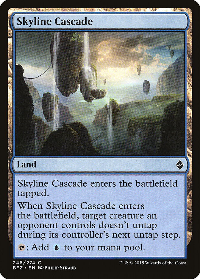 Skyline Cascade card front