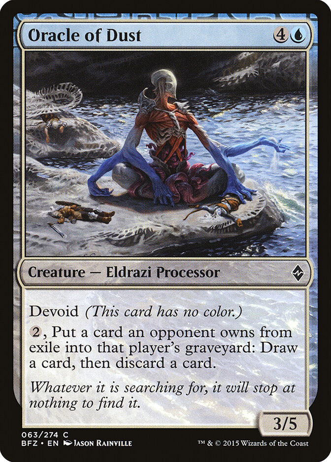 Oracle of Dust card front