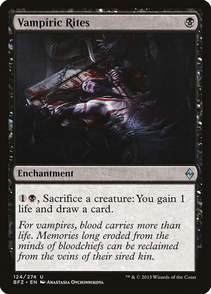 Vampiric Rites card front