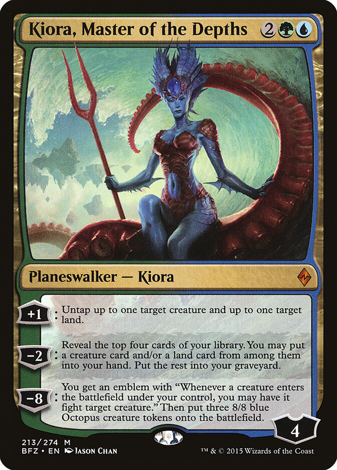 Kiora, Master of the Depths card front